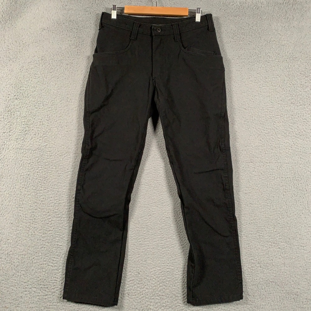 1620 Foundation Utility Pants Mens 34 Black Cordura Workwear Made In USA Stretch